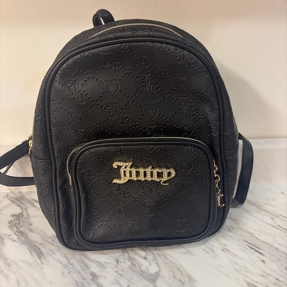 Juicy Couture Black Embossed Backpack main image 6
